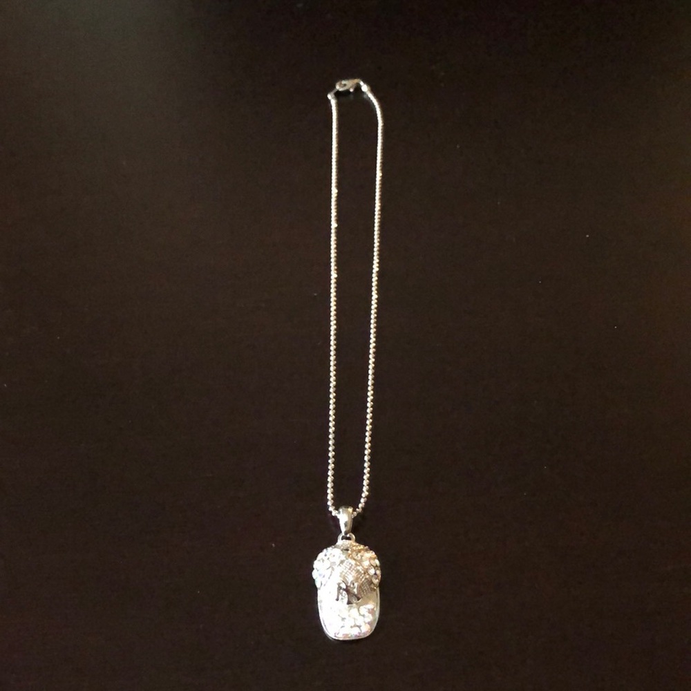 NY Yankees Baseball Cap Necklace